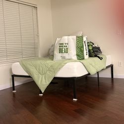 Queen bed + Bed Frame 