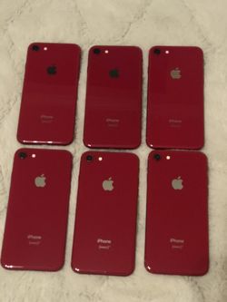 iPhone 8 Red unlocked-$325 each