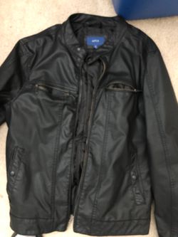 Leather Jacket Size Medium