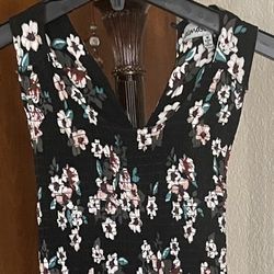 Summer Maxi/pool Floral Dress - Size medium