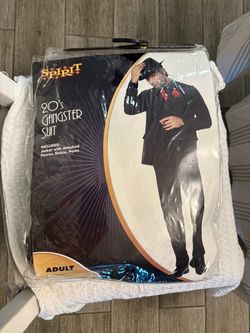 Gangster Halloween Costume Adult Size M
