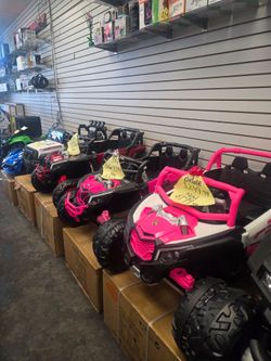 Electric car sale ,comes with remote control usb and aux input in pink and red available