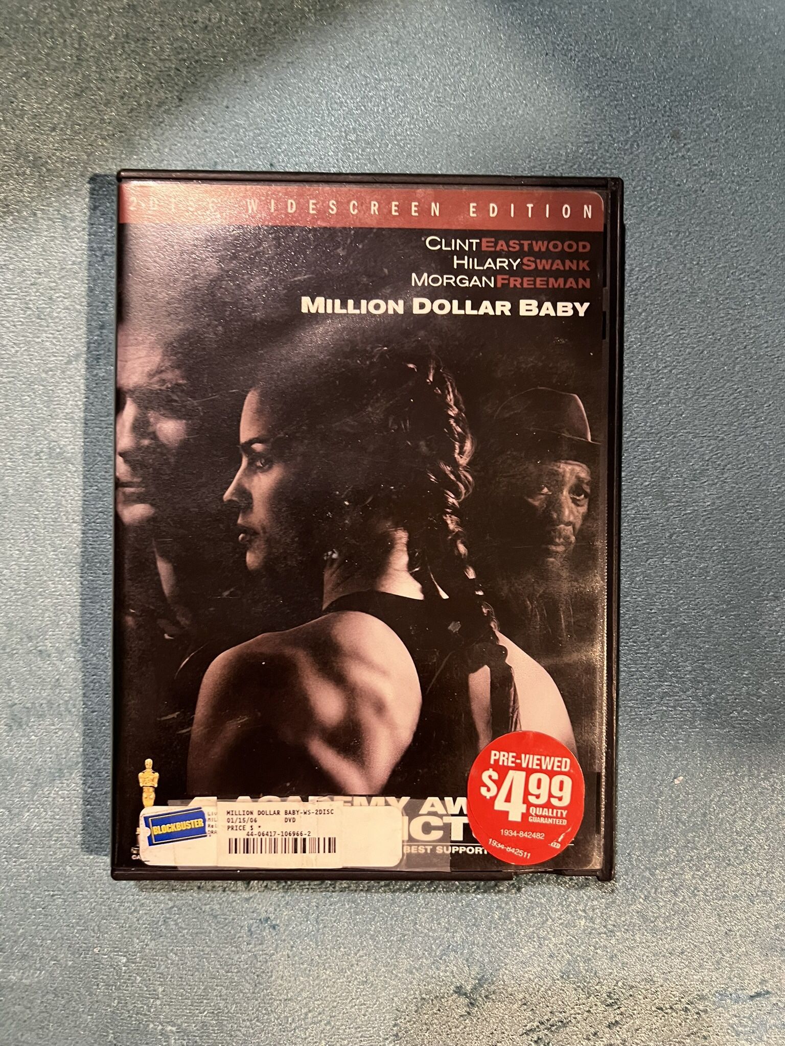 DVD used product no issues million Dollar baby movie starring Hilary Swank