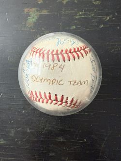 1984 Olympic Baseball Team Signed Baseball
