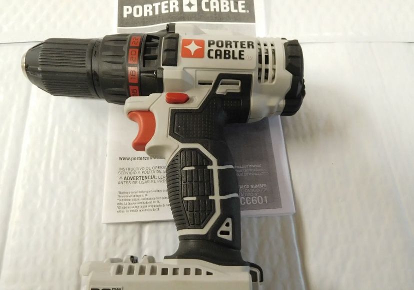 PORTER CABLE PCC601 20V MAX 1/2" Lithium-Ion Cordless Drill Driver Bare Tool