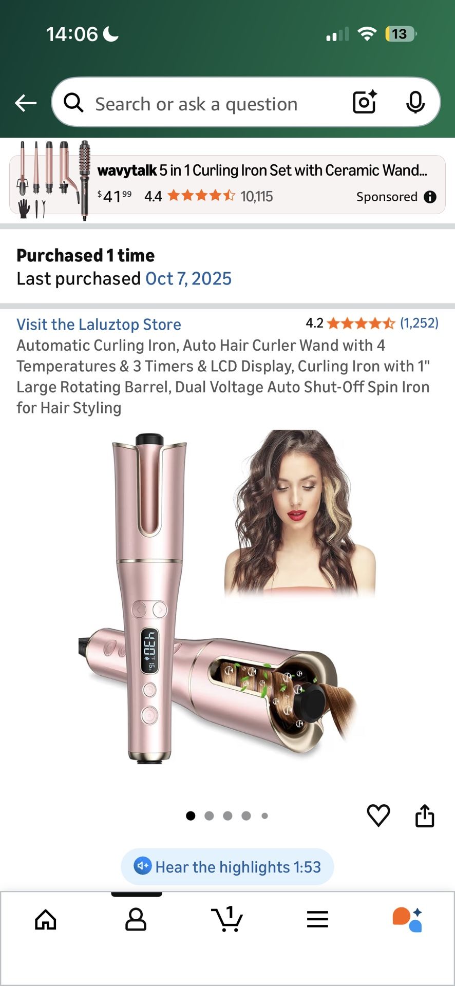 Automatic Curling Iron