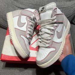 Nike Dunk Hi 1985 barely rose demin dunk high