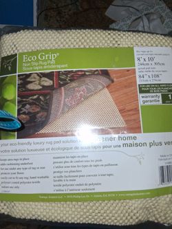 Eco Grip Non Slip Rug Pad 8x10& 84 x 108