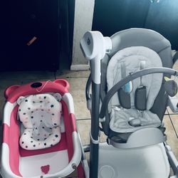 Baby Girl Tub And Swing
