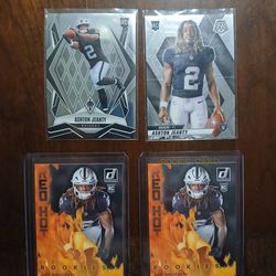 Football Ashton jeanty rc cards