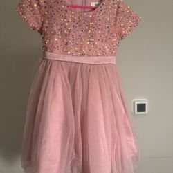 Pink sparkly toddler dress
