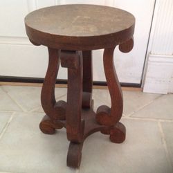 Antique PLANT STAND or Side Table