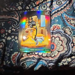 Terry Bradshaw Donruss Downtown Jumbo