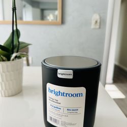 Small Stainless Desktop Wastebasket H6.5/W4.5/D4.5( Brand New) $5