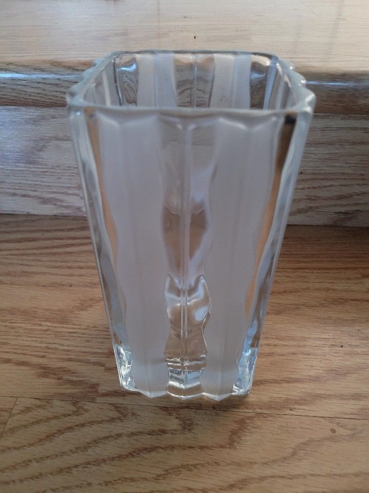 Studio Nova Signed LUAY Crystal Vase