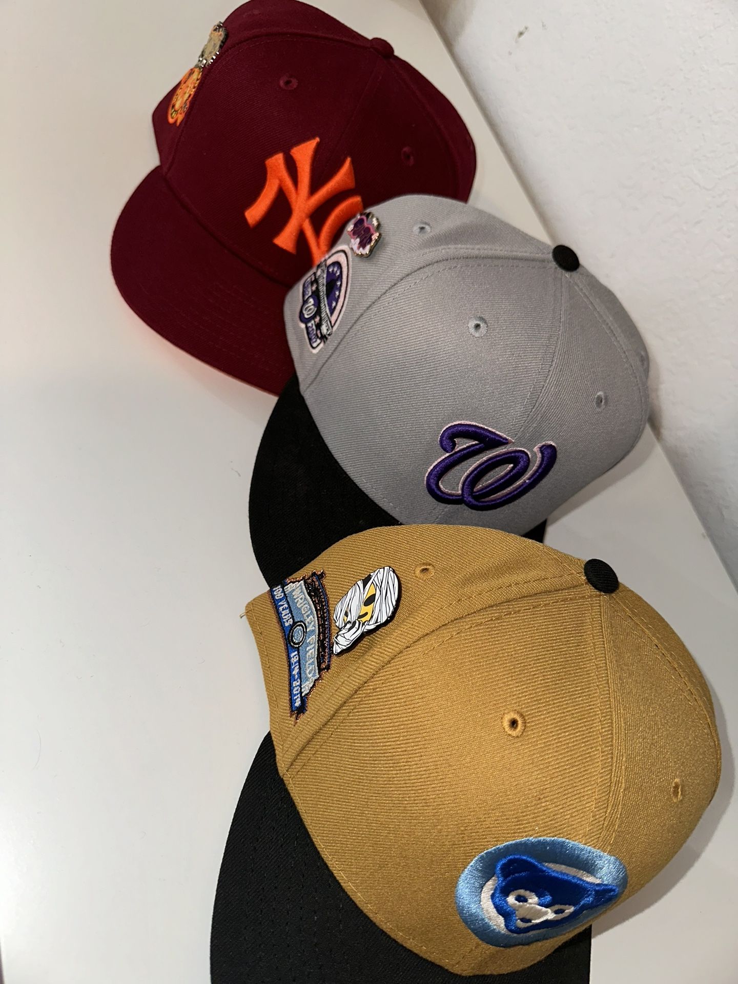 Fitted Hats Size 8.