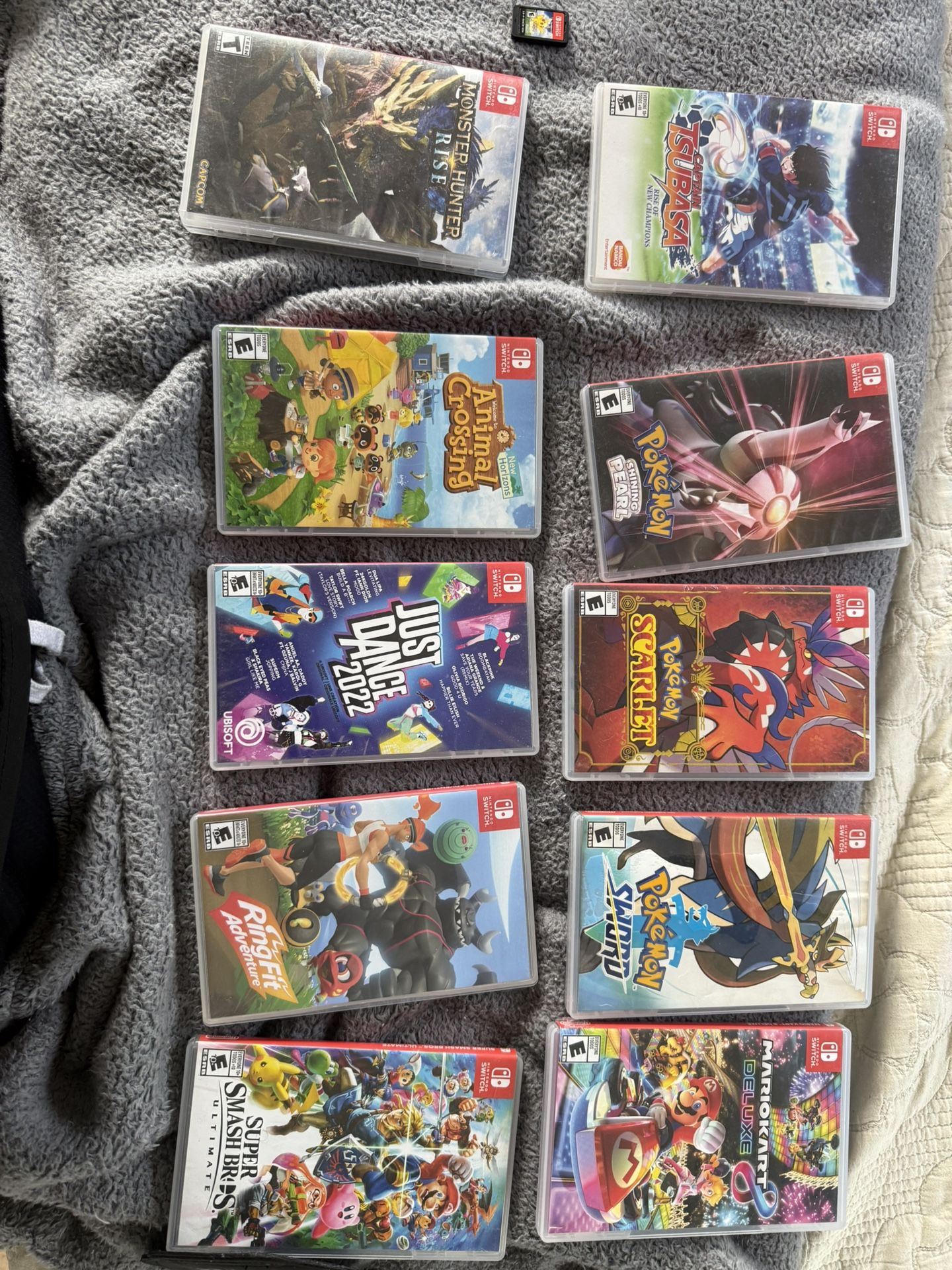 Nintendo Switch Bundle With 10 Games