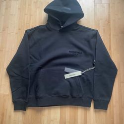 Essentials hoodie size large Black
