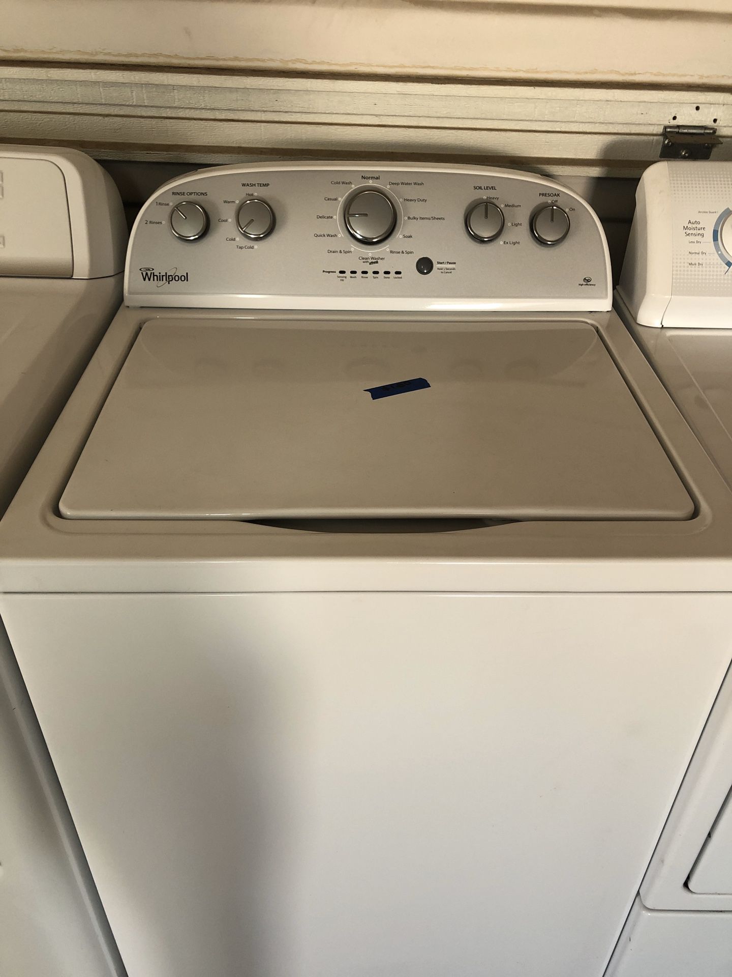 Washer whirlpool super capacity plus whit warranty delivery available $185