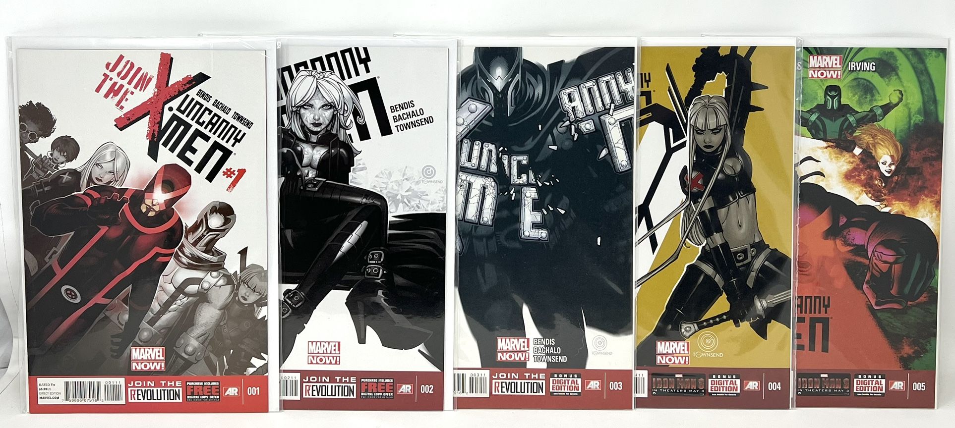 2013 Marvel 3rd Series Join The Uncanny X-Men 1-5 Comic Book Lot