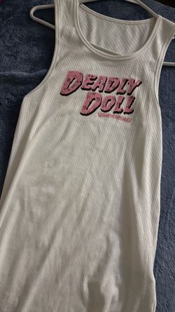 Deadly Doll Ribbed Tank Top