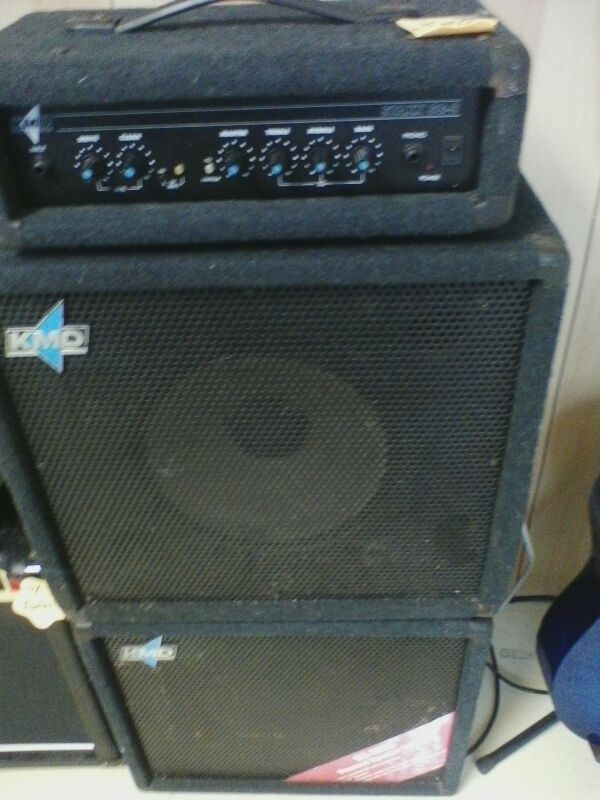 Kmd Staxx Sg-s preamp head w 2 sg-1260 powered cabs