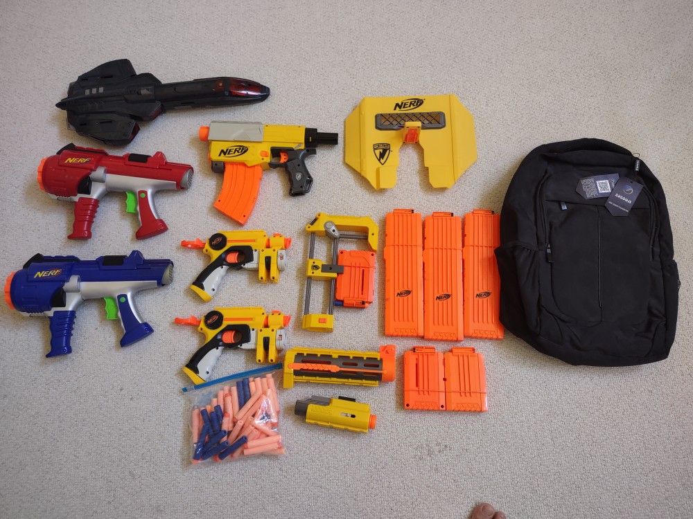 Nerf Gun And Accessories 