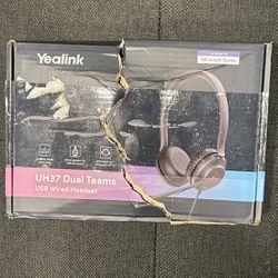 Brand New Yealink UH37 USB Headset With Mic , Wired 