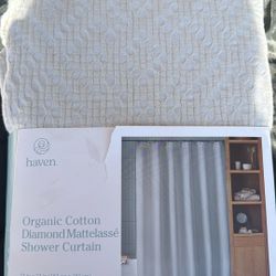 Brand New Cotton Shower Curtain