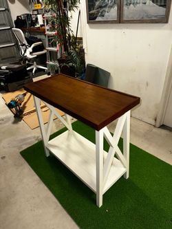 Wood tv stand