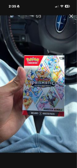 Pokémon Scarlet & Violet Prismatic Evolutions Booster Bundle Box 6 Packs