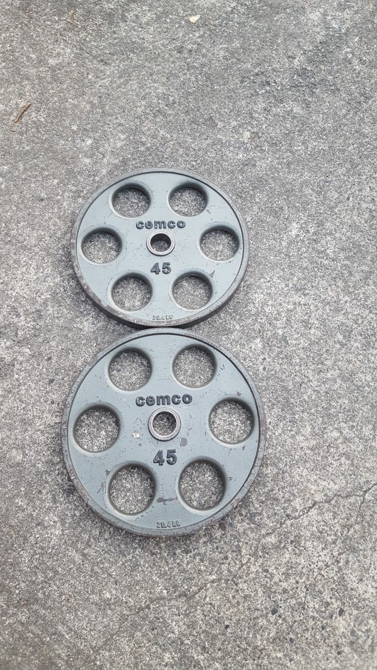 Cemeco Olympic Plates Free Weights