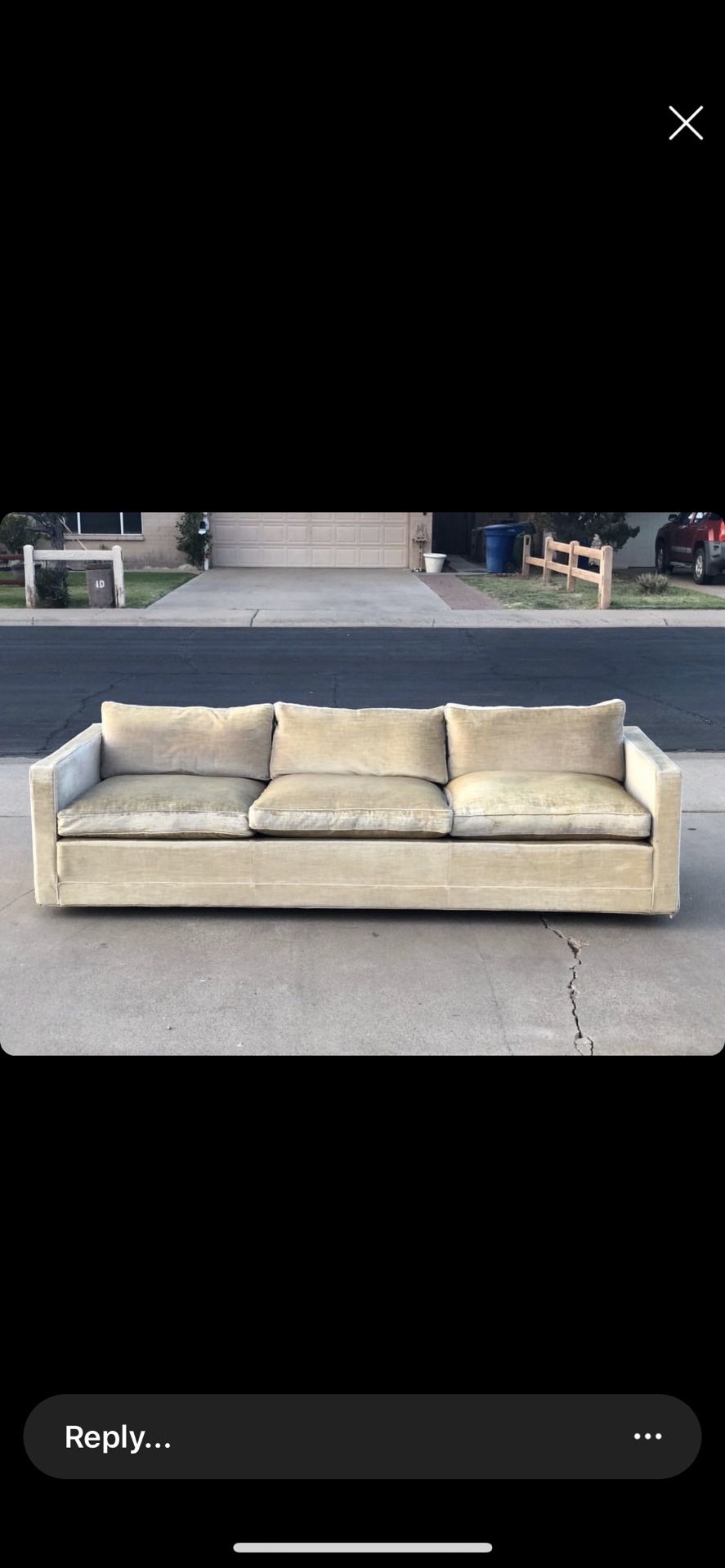 Mid century modern couch by Artifort