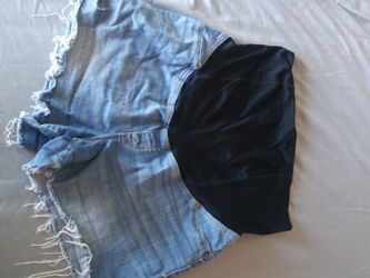 Size 10 Maternity Jean Shorts