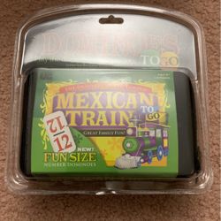 Mexican Train To Go Dominoes Game New 