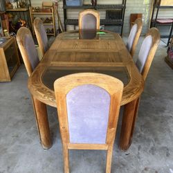 Solid Oak dining table 