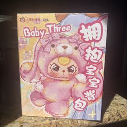 Baby Three 400% Big Baby Plush Backpack Blind Box.