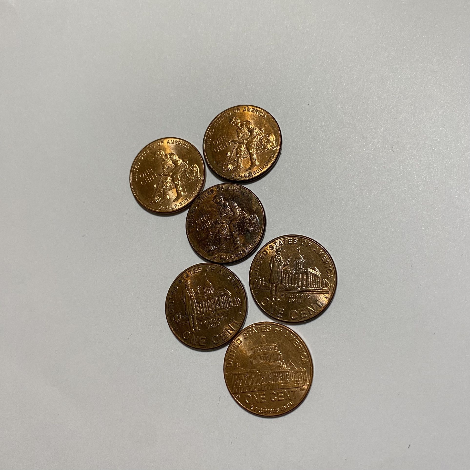 Lincoln Bicentennial 2009 Memorial Pennies