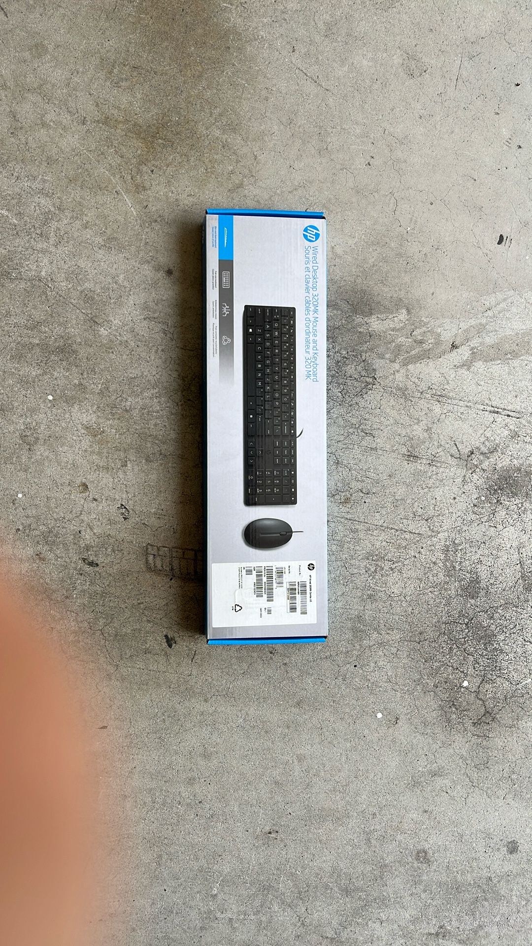 Hp Wired Desktop 320MK Mouse And Keyboard