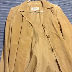 Wilsons camel suede coat