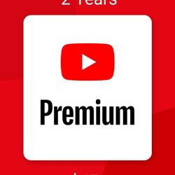 YouTube Premium 1 or 2 years service.  Android Only. 