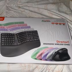 Meetion Ergonomic Wireless Combo (keyboard And Mouse)