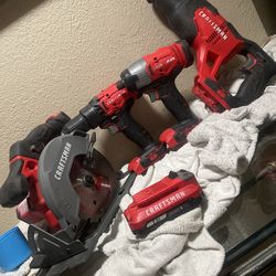 4 Piece Craftsman V20 Combo Set