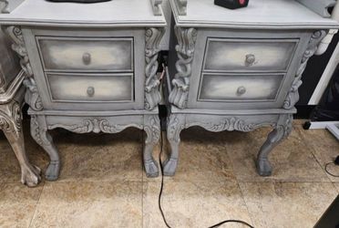 Antique Shabby Chic Nightstands