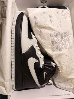 Nike Air Force 1 Mid Black White Sneakers