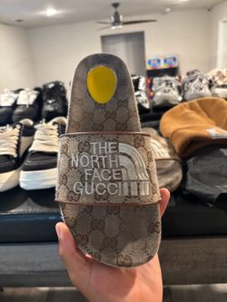 The North Face x Gucci GG Canvas Slide Sandal