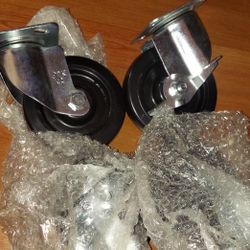 4 pc heavy duty caster wheels $25
