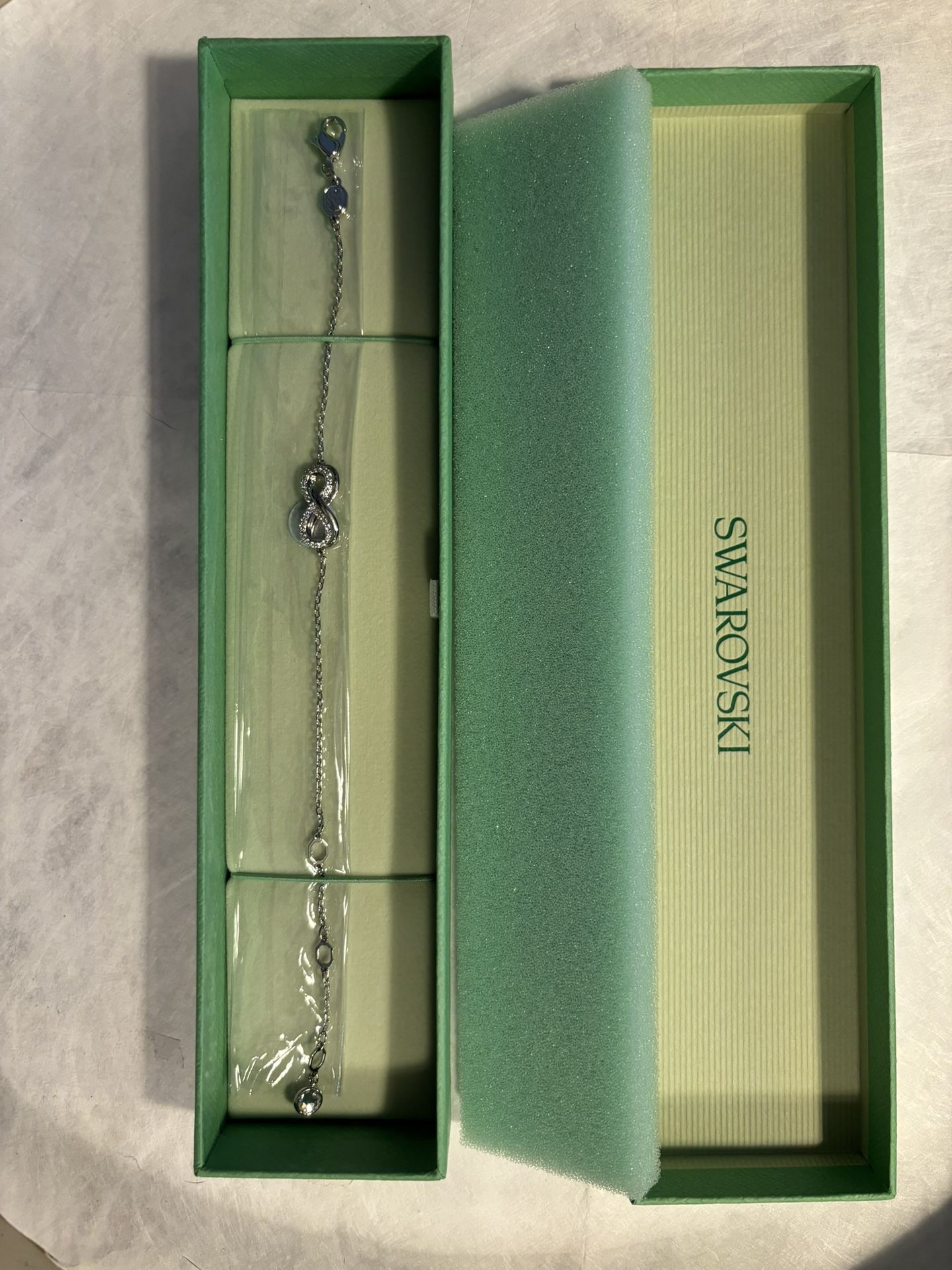 Swarovski Xs Silver Infinity Bracelet