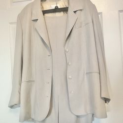 Designer Dana Buchman Skirt Jacket Suit sz. 16