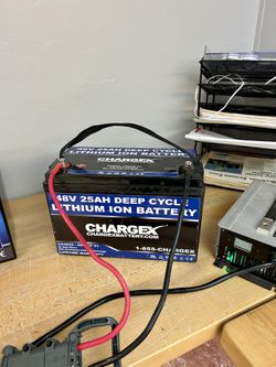 CHARGEX 48v 25 amp lifetime battery 